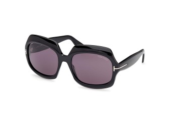 Sunglasses Tom Ford FT1155 01A Browline Schwarz