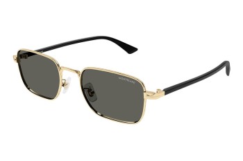 Sonnenbrille Mont Blanc MB0339S 001 Quadratisch Gold