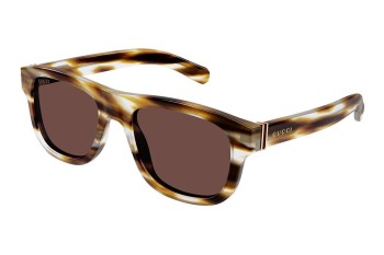 Sonnenbrille Gucci GG1509S 003 Rechteck Havanna