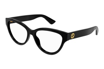 Glasses Gucci GG1581O 001 Cat Eye Schwarz