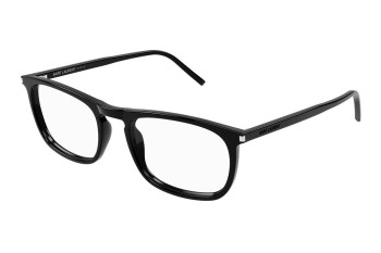 Glasses Saint Laurent SL670 001 Rund Schwarz