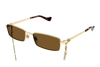 Sunglasses Gucci GG1600S 002 Quadratisch Gold