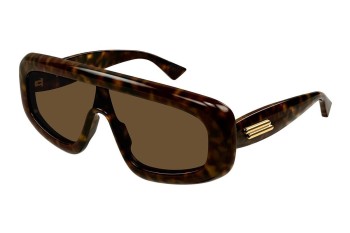 Sunglasses Bottega Veneta BV1281S 002 Rechteck Braun