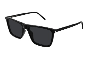 Sunglasses Saint Laurent SL668 001 Rechteck Schwarz