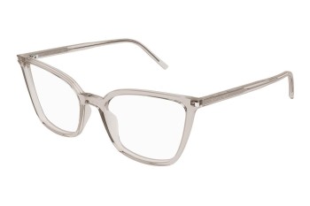 Glasses Saint Laurent SL669 001 Cat Eye Beige