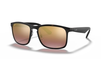 Sonnenbrille Ray-Ban Chromance Collection RB4264 894/6B Polarized Quadratisch Havanna