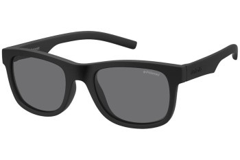 Sonnenbrille Polaroid Junior PLD8020/S YYV/Y2 Polarized Rechteck Schwarz