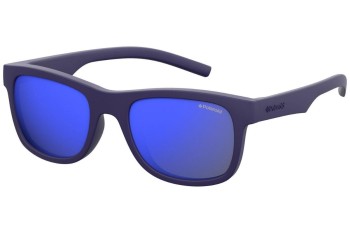 Sonnenbrille Polaroid Junior PLD8020/S CIW/JY Polarized Quadratisch Blau