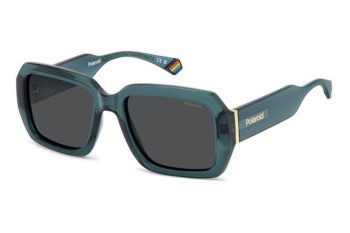 Sonnenbrille Polaroid PLD6223/S/X ZI9/M9 Polarized Rechteck Grün