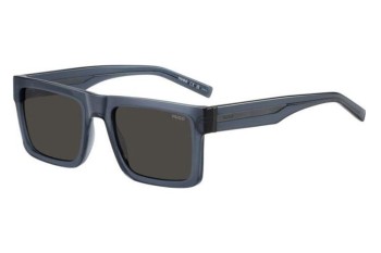 Sunglasses HUGO HG1314/S PJP/IR Flat Top Blau