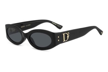 Sonnenbrille Dsquared2 D20150/G/S 807/IR Oval Schwarz