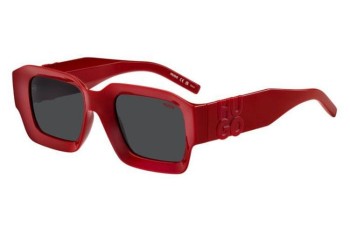 Sunglasses HUGO HG1311/S C9A/IR Rechteck Rot