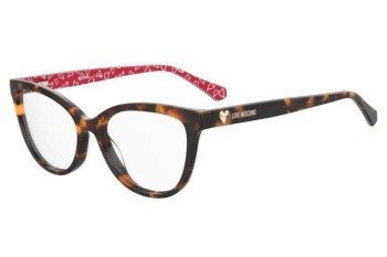 Glasses Love Moschino MOL640 2VM Cat Eye Havanna