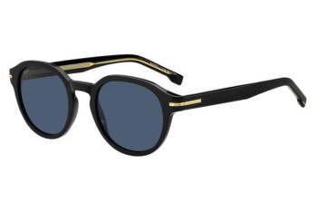 Sunglasses BOSS BOSS1721/S 807/KU Rund Schwarz