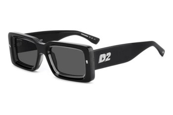 Sunglasses Dsquared2 D20142/S 08A/IR Rechteck Schwarz