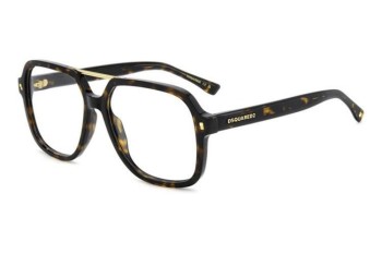 Brillen Dsquared2 D20145 086 Rechteck Havanna