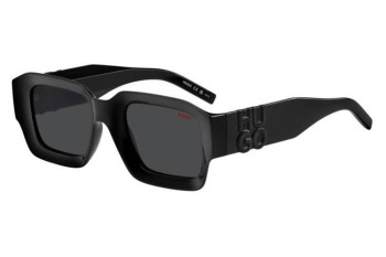 Sonnenbrille HUGO HG1311/S 807/IR Rechteck Schwarz