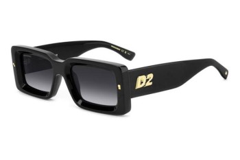 Sonnenbrille Dsquared2 D20142/S 807/9O Rechteck Schwarz