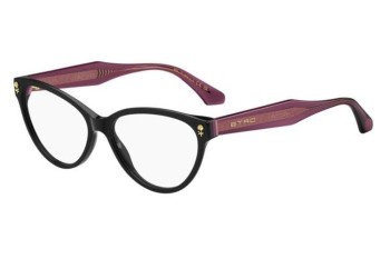 Brillen Etro ETRO0014 HK8 Cat Eye Schwarz