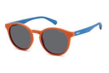 Sonnenbrille Polaroid Junior PLD8061/S L7Q/M9 Polarized Rund Orange