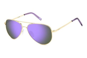 Sunglasses Polaroid Junior PLD8015/N HZJ/MF Polarized Pilot Gold