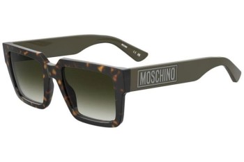 Sonnenbrille Moschino MOS175/S 086/9K Rechteck Havanna