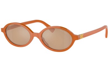 Sonnenbrille Miu Miu MU04ZS 11V40D Oval Orange