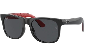 Sonnenbrille Ray-Ban Junior Junior Justin Marvel Collection RJ9069S 716687 Quadratisch Schwarz