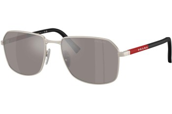 Sunglasses Prada Linea Rossa PSA51S 18X80I Rechteck Grau