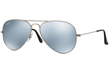 Sonnenbrille Ray-Ban Aviator RB3025 019/W3 Polarized Pilot Silber