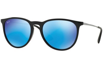 Sunglasses Ray-Ban Erika Color Mix RB4171 601/55 Rund Schwarz