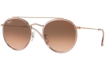 Sonnenbrille Ray-Ban Round Double Bridge RB3647N 9069A5 Rund Rosa