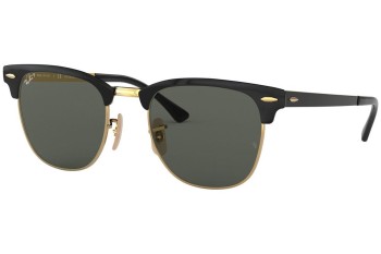 Sunglasses Ray-Ban Clubmaster Metal RB3716 187/58 Polarized Browline Schwarz