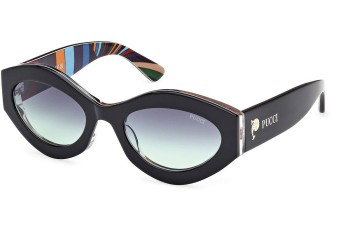 Sonnenbrille Emilio Pucci EP0227 01B Oval Schwarz