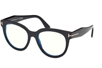 Brillen Tom Ford FT5987-B 001 Cat Eye Schwarz