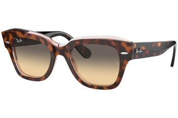 Sunglasses Ray-Ban State Street RB2186 1324BG Quadratisch Havanna