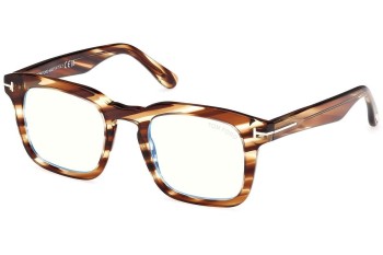 Brillen Tom Ford FT6025-B 053 Quadratisch Havanna