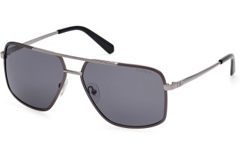 Sonnenbrille Guess GU00167 09D Polarized Pilot Silber