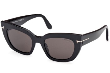 Sonnenbrille Tom Ford Athena FT1190 01A Cat Eye Schwarz