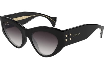 Sonnenbrille Gucci GG1704S 001 Cat Eye Schwarz