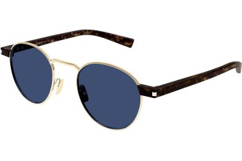 Sonnenbrille Saint Laurent SL707 004 Rund Gold