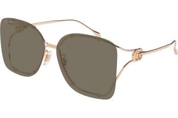 Sonnenbrille Gucci GG1713SA 002 Quadratisch Gold