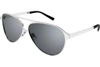 Sonnenbrille Saint Laurent SL734 003 Pilot Silber