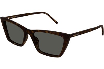 Sonnenbrille Saint Laurent SL737MICATHIN 002 Cat Eye Havanna