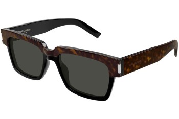 Sonnenbrille Saint Laurent SL732VADIM 003 Quadratisch Havanna