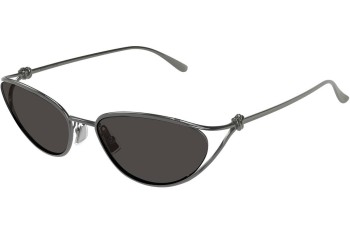 Sonnenbrille Bottega Veneta BV1330S 001 Oval Grau