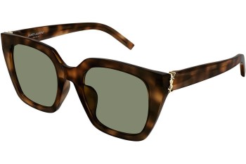 Sonnenbrille Saint Laurent SLM143 003 Quadratisch Havanna