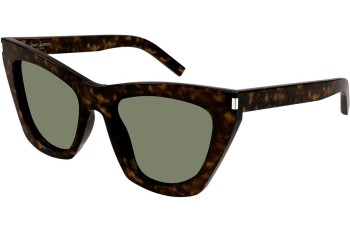 Sonnenbrille Saint Laurent SL214KATE 033 Cat Eye Havanna