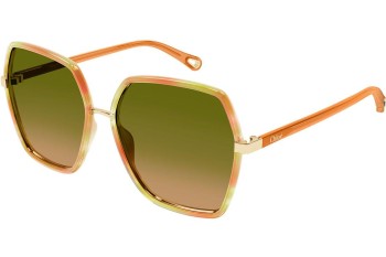 Sonnenbrille Chloe CH0262S 004 Quadratisch Orange