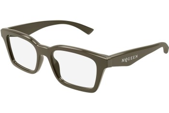 Brillen Alexander McQueen AM0476O 005 Quadratisch Braun